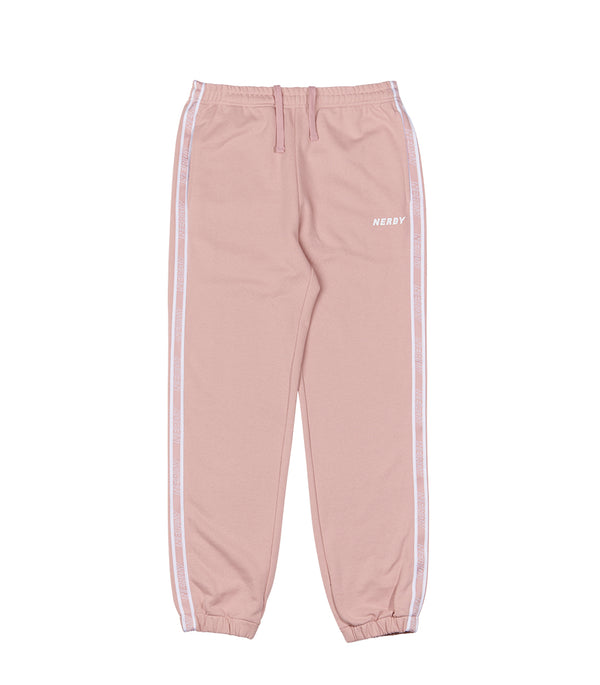 ロゴテープ スウェットパンツ ピンク / Logo Tape Sweatpants Pink - whoisnerdy jp