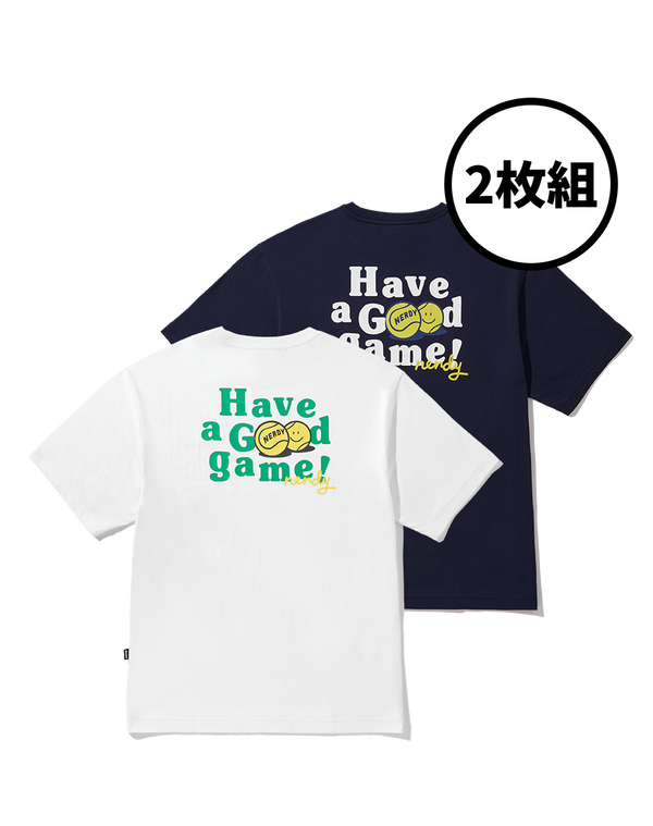 [23SS] 2枚組 HAVE A GOOD GAME Tシャツ