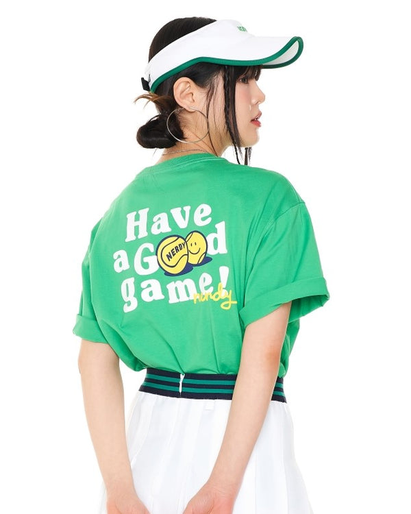 [23SS] HAVE A GOOD GAME Tシャツ グリーン – whoisnerdy jp