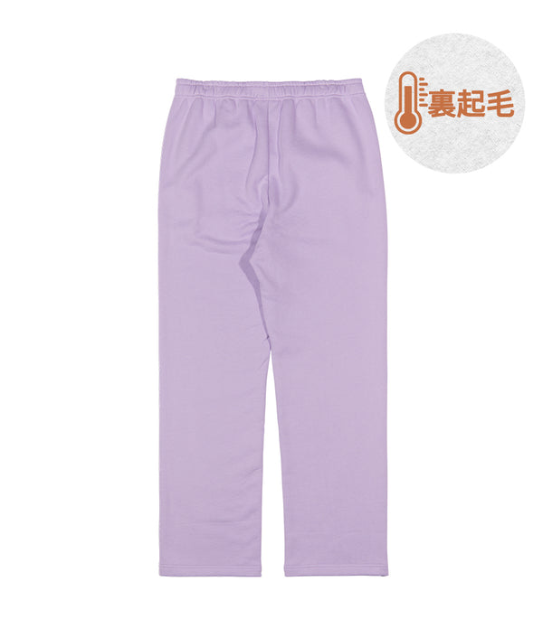 エッセンシャルブラッシングスウェットパンツ ライトパープル / Essential Brushed Sweatpants Light Purple - whoisnerdy jp