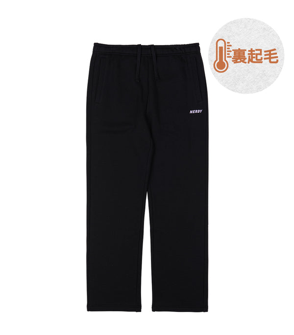 エッセンシャルブラッシングスウェットパンツ ブラック / Essential Brushed Sweatpants Black - whoisnerdy jp